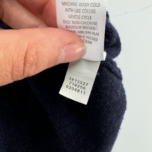 J.Jill Cardigan Womens X Small Blue Knit Sweater Button Up Cotton Blend - Picture 4 of 9